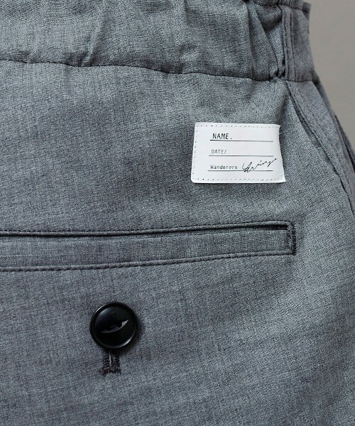 Name.（ネーム）の「W/T SHORT TROUSERS D.GRY/CCL（パンツ・メンズ・D.GRY/CCL/GRY・1/2）」の18枚目の写真