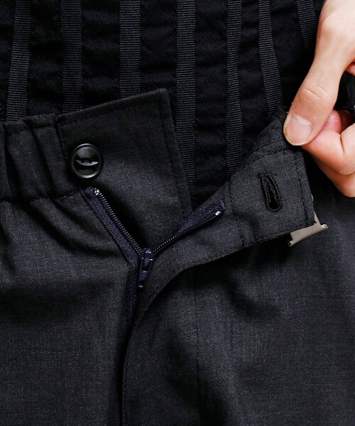 Name.（ネーム）の「W/T SHORT TROUSERS D.GRY/CCL（パンツ・メンズ・D.GRY/CCL/GRY・1/2）」の7枚目の写真