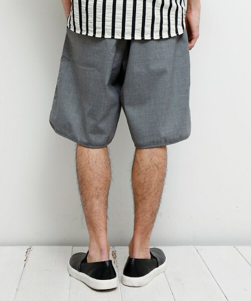 Name.（ネーム）の「W/T SHORT TROUSERS D.GRY/CCL（パンツ・メンズ・D.GRY/CCL/GRY・1/2）」の13枚目の写真