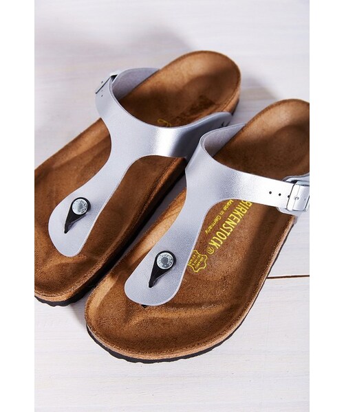 BIRKENSTOCK(ビルケンシュトック)の「Birkenstock Gizeh Birko-Flor Thong Sandal(サンダル・レディース・BLACK/SILVER・US 9/EU 39/US 10/EU 40/US 11/EU 41/US 6/EU 36/US 7/EU 37/US 8/EU 38)」の9枚目の写真