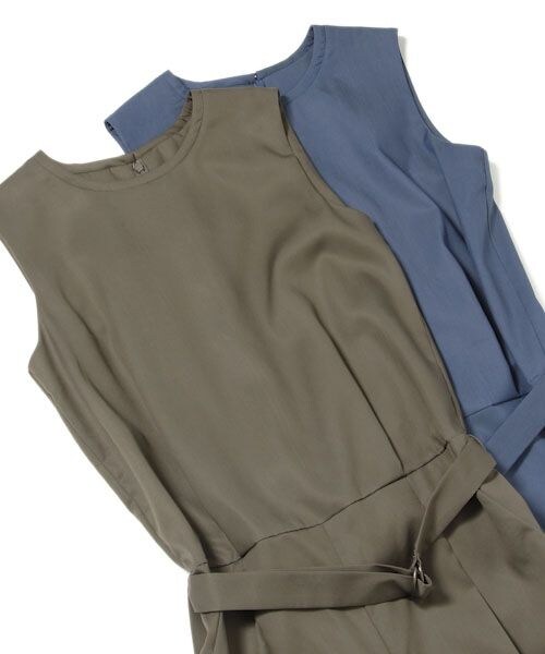 BABYLONE（バビロン）の「テンセルラチネオールインワン（ワンピース/ドレス・レディース・ｶｰｷ/ﾌﾞﾙｰ・38）」の3枚目の写真