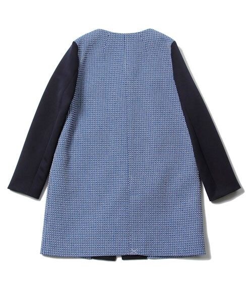 BABYLONE（バビロン）の「デニム風ツイードコート（ジャケット/アウター・レディース・ｸﾞﾚｰ/ﾌﾞﾙｰ・36/38）」の8枚目の写真