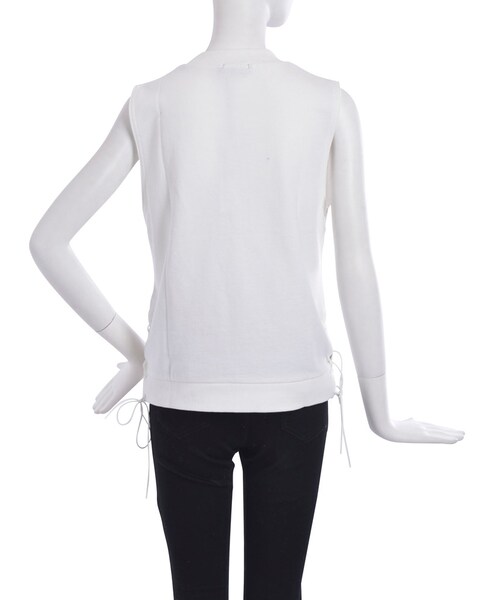 MURUA（ムルーア）の「【CASUAL】レースUPスウェットタンクトップ（トップス・レディース・ホワイト/グレー/ブラック）」の9枚目の写真