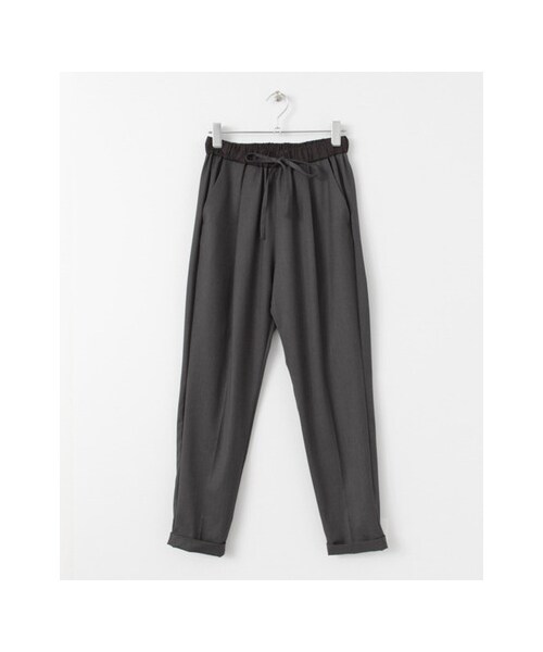 URBAN RESEARCH DOORS(アーバンリサーチドアーズ)の「ギャバストレッチイージーパンツ(パンツ・レディース・CHARCOAL/NAVY・36/38)」の1枚目の写真