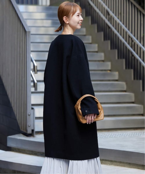 SLOBE IENA（スローブイエナ）の「Super100シャギーノーカラーコート