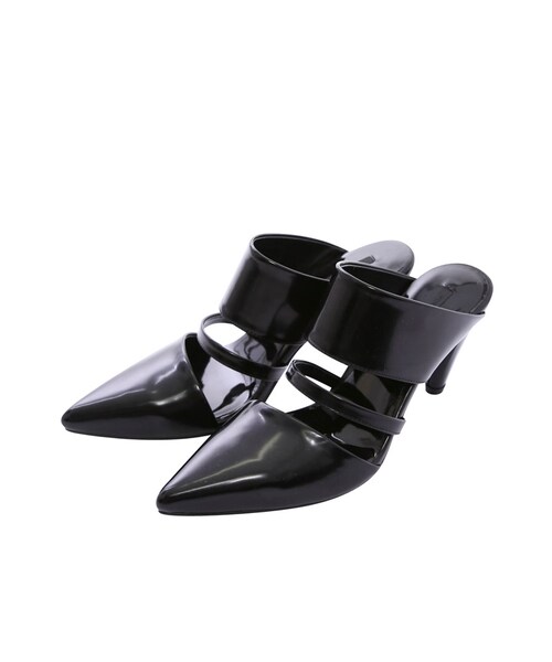 MURUA（ムルーア）の「【MODE】MODEミュール（シューズ・レディース・ホワイト/ブラック/オレンジ/シルバー）」の2枚目の写真