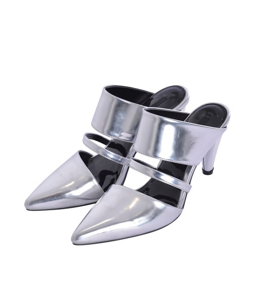 MURUA（ムルーア）の「【MODE】MODEミュール（シューズ・レディース・ホワイト/ブラック/オレンジ/シルバー）」の4枚目の写真