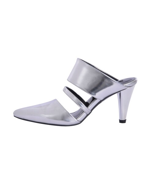 MURUA（ムルーア）の「【MODE】MODEミュール（シューズ・レディース・ホワイト/ブラック/オレンジ/シルバー）」の5枚目の写真