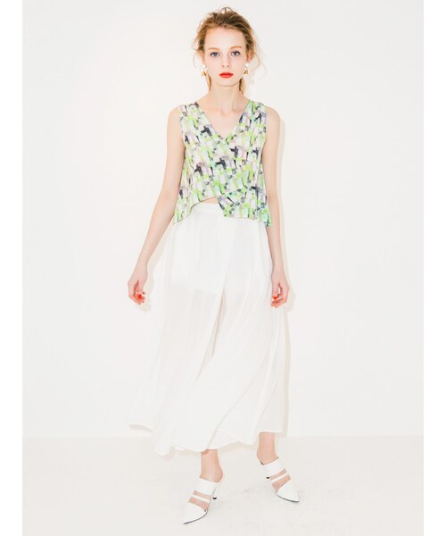 MURUA（ムルーア）の「【MODE】MODEミュール（シューズ・レディース・ホワイト/ブラック/オレンジ/シルバー）」の7枚目の写真