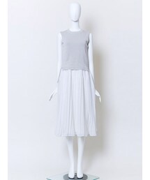BONICA DOT | ニットドッキングプリーツOP(ワンピース/ドレス)