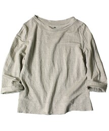 45R（フォーティファイブアール）の「リネン天竺七分袖Tシャツ