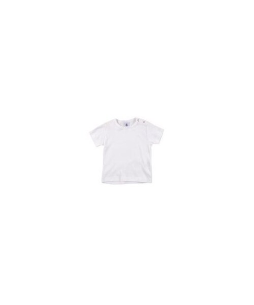 PETIT BATEAU(プチバトー)の「PETIT BATEAU T-shirts(Tシャツ/カットソー・キッズ・White・15-18 months)」の1枚目の写真