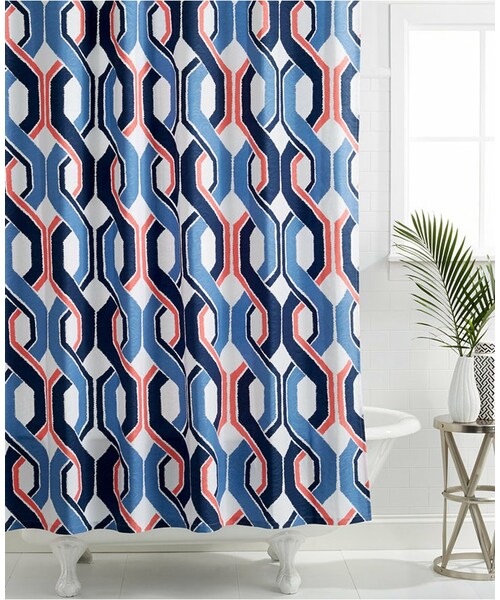 Trina Turk Trina Turk Coastline Ikat Shower Curtain Wear