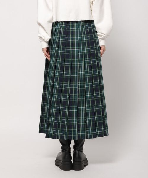 LOWRYS FARM（ローリーズファーム）の「チェックプリーツスカート（スカート・グレー18/ブラウン52/ネイビー88・F）」の6枚目の写真