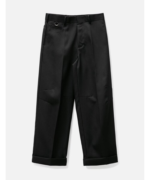 Wide Cuffed Tailored Pants