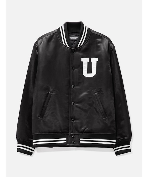 Satin Stadium Bomber Jacket