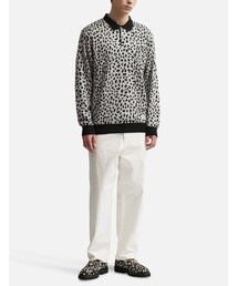 WACKO MARIA（ワコマリア）の「Leopard Knit Polo Shirt