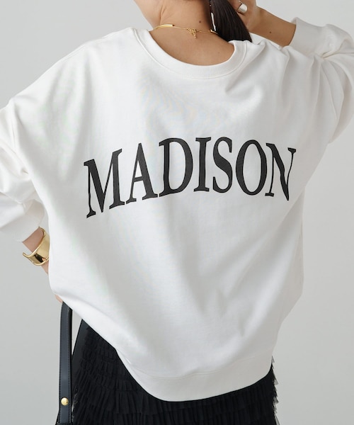 2WAYロゴスウェットプルオーバー  Loungedress Loungedress】2WAYロゴスウェットプルオーバー | OUTLET(アウトレット