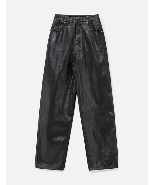 Coated Tapered Jeans