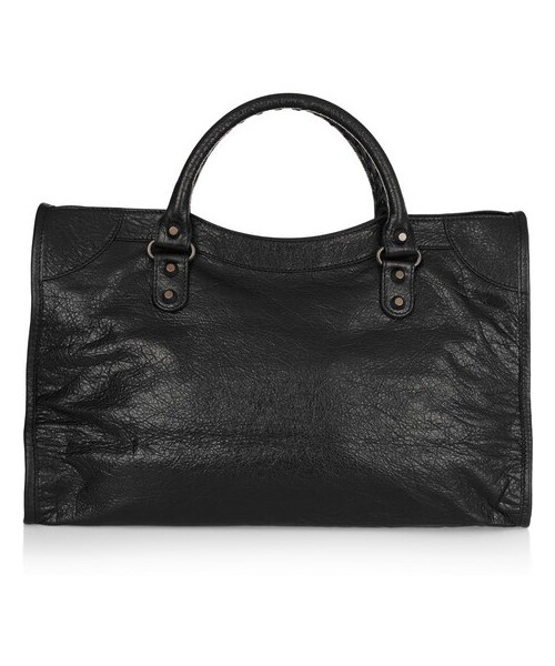 BALENCIAGA（バレンシアガ）の「Balenciaga City textured-leather tote（トートバッグ・レディース・Black）」の7枚目の写真