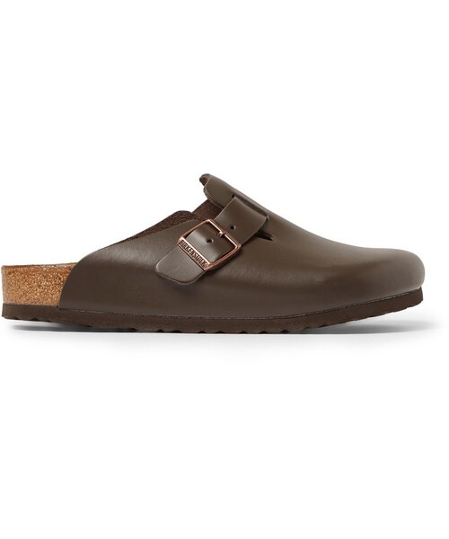 BIRKENSTOCK(ビルケンシュトック)の「Birkenstock Boston Leather Sandals(サンダル・メンズ・Brown・EU 44 (US 11)/EU 40 (US 7)/EU 39 (US 6)/EU 42 (US 9)/EU 41 (US 8)/EU 46 (US 13)/EU 43 (US 10)/EU 45 (US 12))」の2枚目の写真