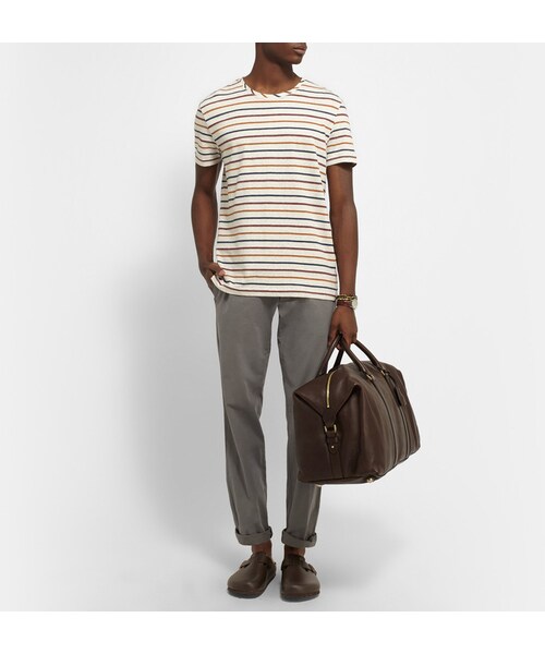 BIRKENSTOCK(ビルケンシュトック)の「Birkenstock Boston Leather Sandals(サンダル・メンズ・Brown・EU 44 (US 11)/EU 40 (US 7)/EU 39 (US 6)/EU 42 (US 9)/EU 41 (US 8)/EU 46 (US 13)/EU 43 (US 10)/EU 45 (US 12))」の6枚目の写真