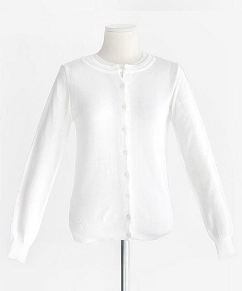 DHOLIC（ディーホリック）の「6colorニットアンサンブル（カーディガン/ボレロ・レディース・ディープスカイブルー/レモン/ライトベージュ/ホワイトアイボリー/ブラック/グレー・free）」の2枚目の写真