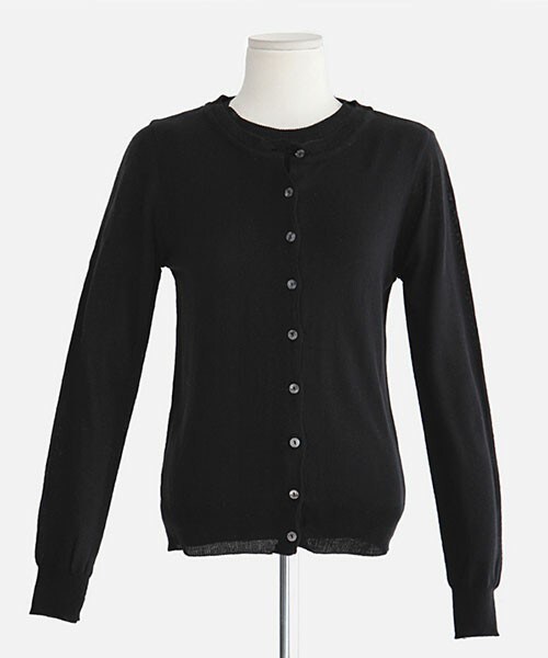 DHOLIC（ディーホリック）の「6colorニットアンサンブル（カーディガン/ボレロ・レディース・ディープスカイブルー/レモン/ライトベージュ/ホワイトアイボリー/ブラック/グレー・free）」の3枚目の写真