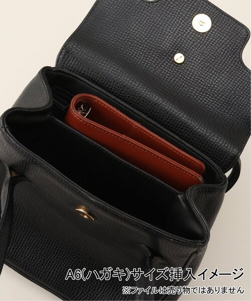 HIROB（ヒロブ）の「Black leatherbag（バッグ・ブラック/(001)/フリー/残り1点）」の7枚目の写真