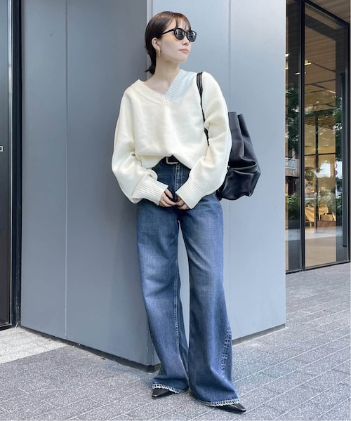 plage（プラージュ）の「Semi Flared Wide デニム（）」 - WEAR