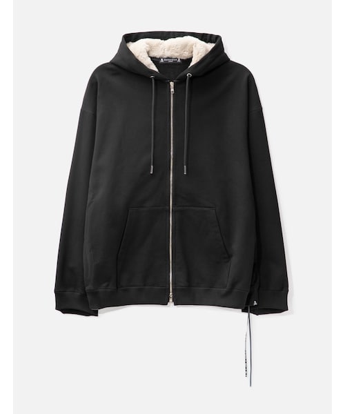 Boxy Fit Sherpa Hoodie