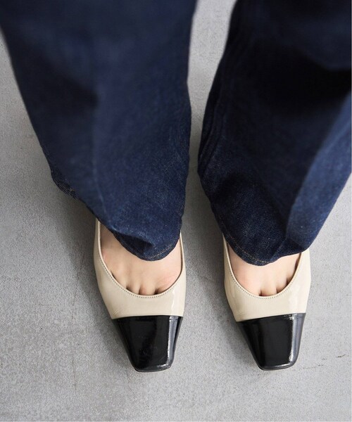 LE TALON（ルタロン）の「《予約》3cmスクエアコンビメリージェーン（シューズ・ナチュラル A/(017)/21/在庫なし/21.5/残り1点/22/22.5/残り2点/23/在庫あり/23.5/24/24.5/25/25.5）」の12枚目の写真