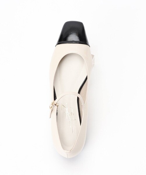 LE TALON（ルタロン）の「《予約》3cmスクエアコンビメリージェーン（シューズ・ナチュラル A/(017)/21/在庫なし/21.5/残り1点/22/22.5/残り2点/23/在庫あり/23.5/24/24.5/25/25.5）」の7枚目の写真