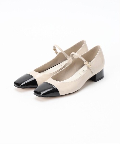 LE TALON（ルタロン）の「《予約》3cmスクエアコンビメリージェーン（シューズ・ナチュラル A/(017)/21/在庫なし/21.5/残り1点/22/22.5/残り2点/23/在庫あり/23.5/24/24.5/25/25.5）」の11枚目の写真