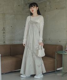 Kastane | 【12.14(木)12:00発売/2サイズ】ナイロンボリュームマルチワンピース(ワンピース/ドレス)