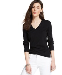 TOMMY HILFIGER | Tommy Hilfiger Long-Sleeve V-Neck Sweater(ニット/セーター)