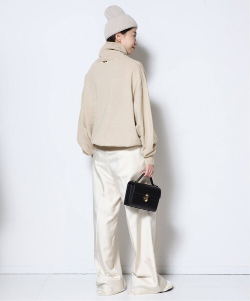 ミューズ ドゥーズィエム クラス MUSE de Deuxieme Classe JUSPER タートルネックプルオーバー ニット セーター 長袖 ベージュ /HK ■OS レ MUSE de Deuxieme classe（ミューズデドゥーズィエムクラス）の