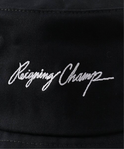 REIGNING CHAMP(レイニングチャンプ)の「Autograph Bucket Hat / ハット(帽子・ブラック/(001)/M/取り寄せ/L)」の9枚目の写真
