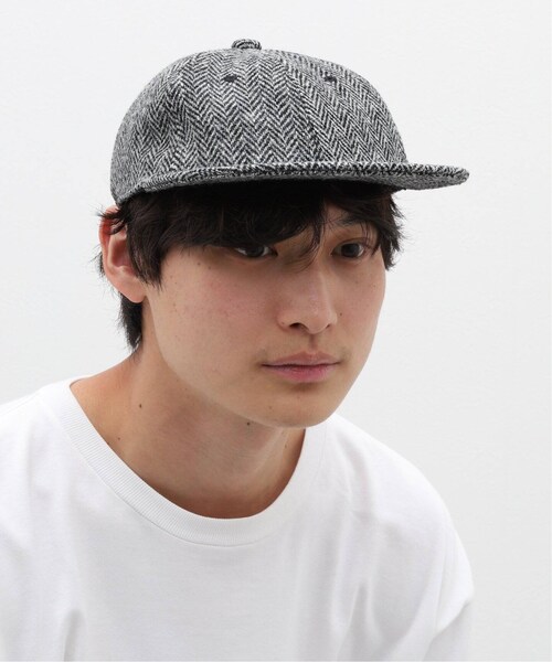 B.C STOCK（ベーセーストック）の「ハリスツイード ベースボールキャップ（帽子・ブラック A/(002)/フリー/在庫あり）」の18枚目の写真