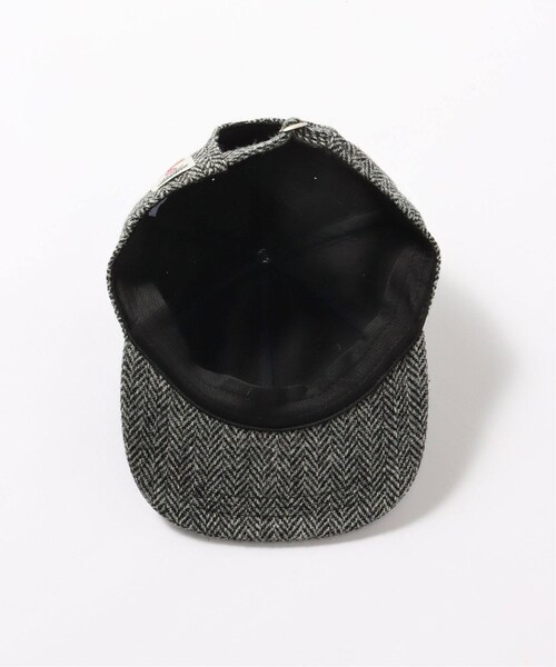 B.C STOCK（ベーセーストック）の「ハリスツイード ベースボールキャップ（帽子・ブラック A/(002)/フリー/在庫あり）」の9枚目の写真