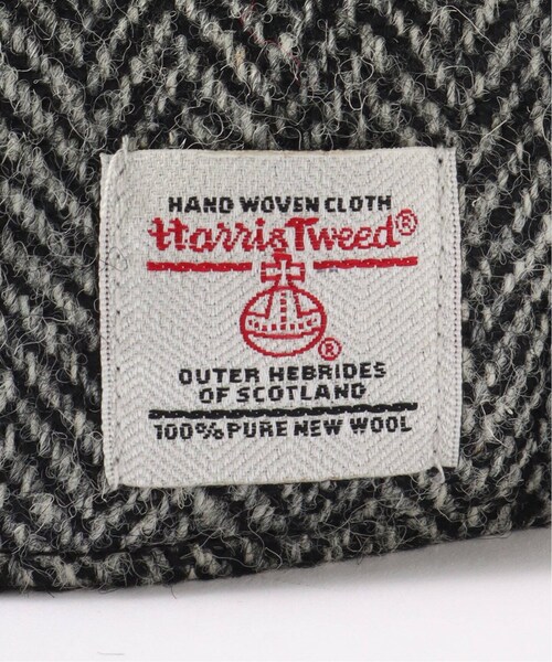 B.C STOCK（ベーセーストック）の「ハリスツイード ベースボールキャップ（帽子・ブラック A/(002)/フリー/在庫あり）」の12枚目の写真