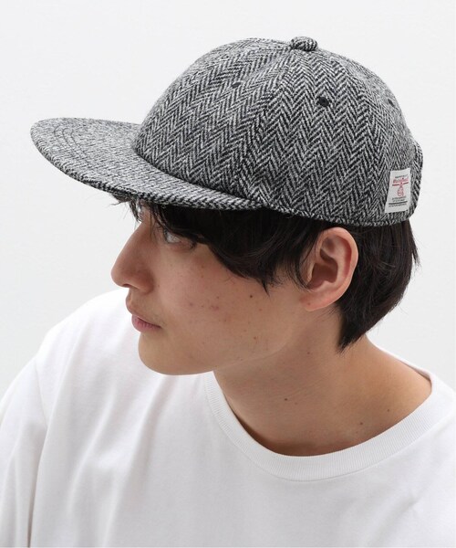 B.C STOCK（ベーセーストック）の「ハリスツイード ベースボールキャップ（帽子・ブラック A/(002)/フリー/在庫あり）」の19枚目の写真