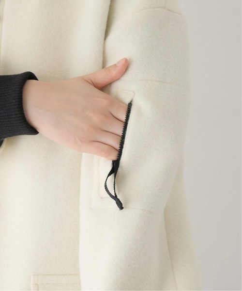 VERMEIL par iena（ヴェルメイユパーイエナ）の「woolモッサZIPコート