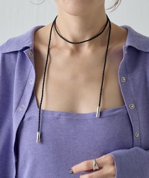 COLLAGE GALLARDAGALANTE | 【PAPILLONNER/パピヨネ】メッシュコードラリエッタ(ネックレス)