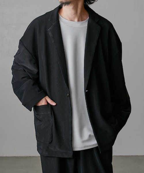 Lui's（ルイス）の「コードピケjkt（テーラードジャケット