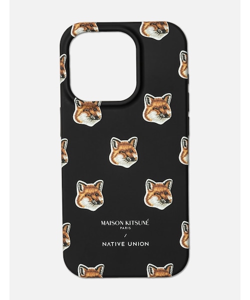 Maison Kitsune x Native Union All Over Fox Head iPhone 15 Pro Case
