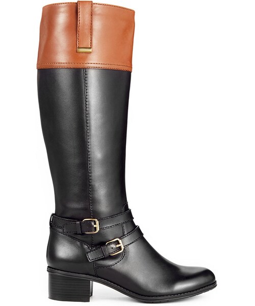 BANDOLINO（バンドリノ）の「Bandolino Carlotta Wide Calf Riding Boots（ブーツ・レディース・Black/Black/Cognac・5.5M/6M/6.5M/7.5M/5M）」の4枚目の写真