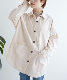 w closet（ダブルクローゼット）の「カーゴオーバーシャツ（トップス・レディース）」