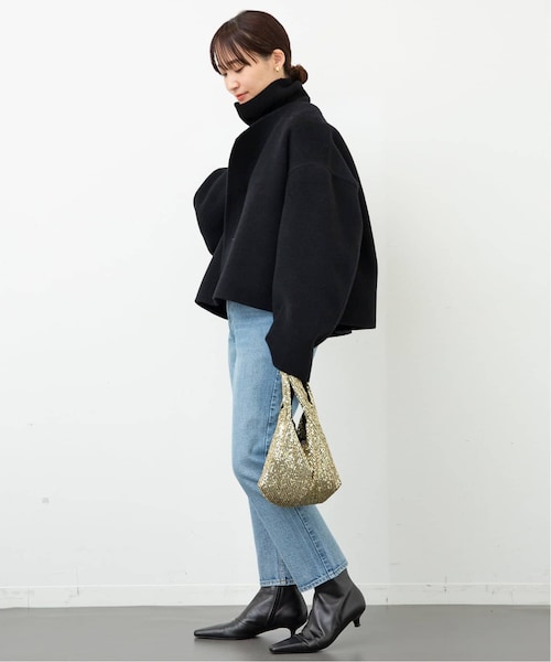 Deuxieme Classe ウールアンゴラショートコート Deuxieme Classe（ドゥーズィエムクラス）の「ウールアンゴラ