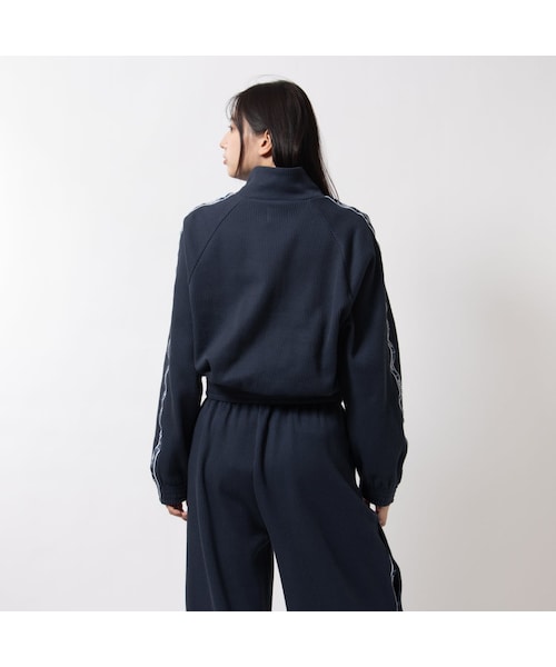 トップス JIMWAG JIMWAG Reebok ハーフジップニットトップス 平成フラミンゴ NICO